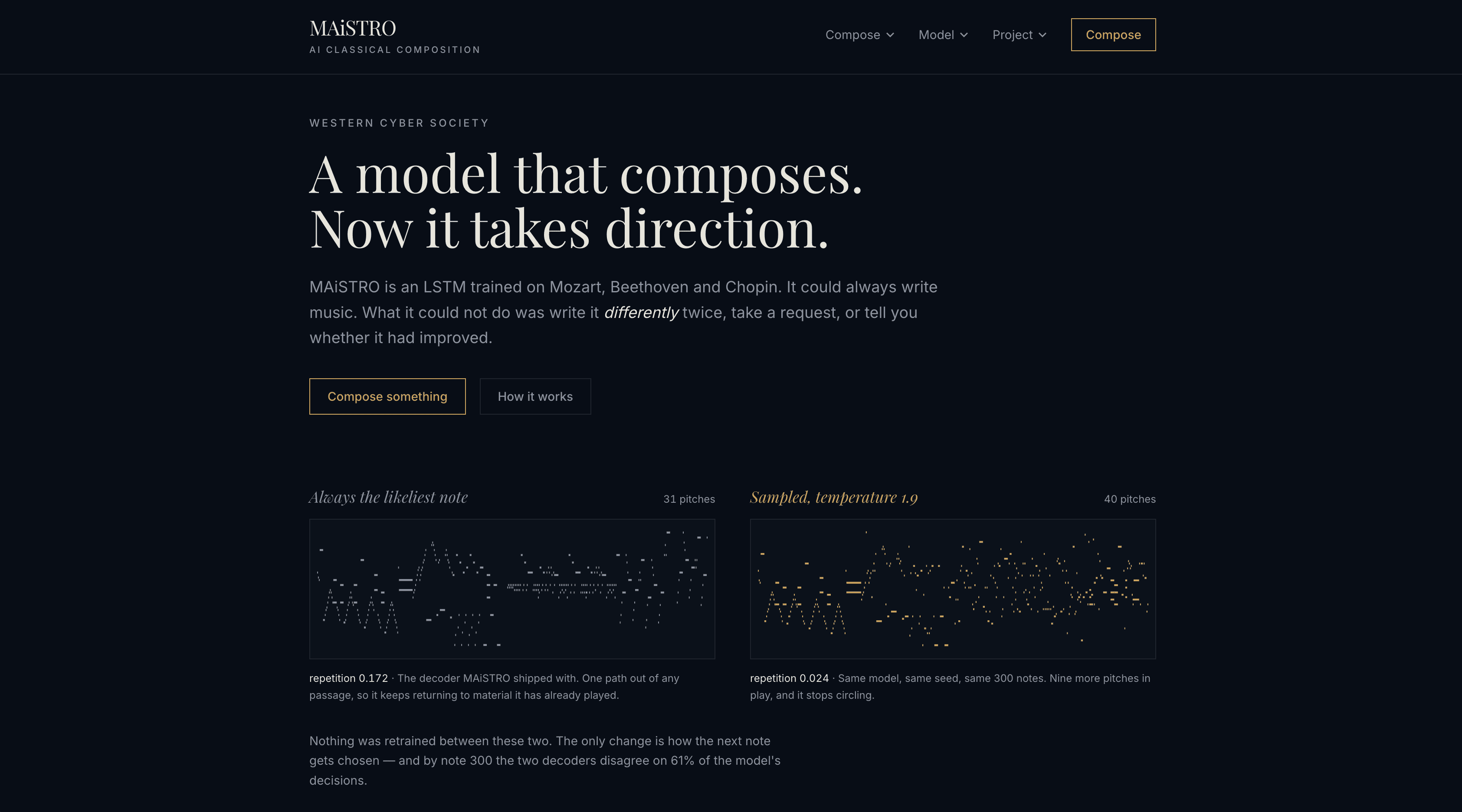 MAiSTRO app screenshot